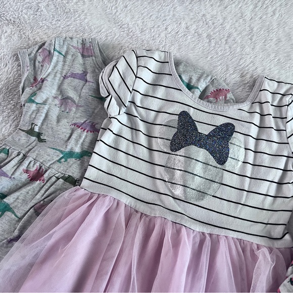 5 girls dresses 1 short overalls size 5T - Picture 3 of 5